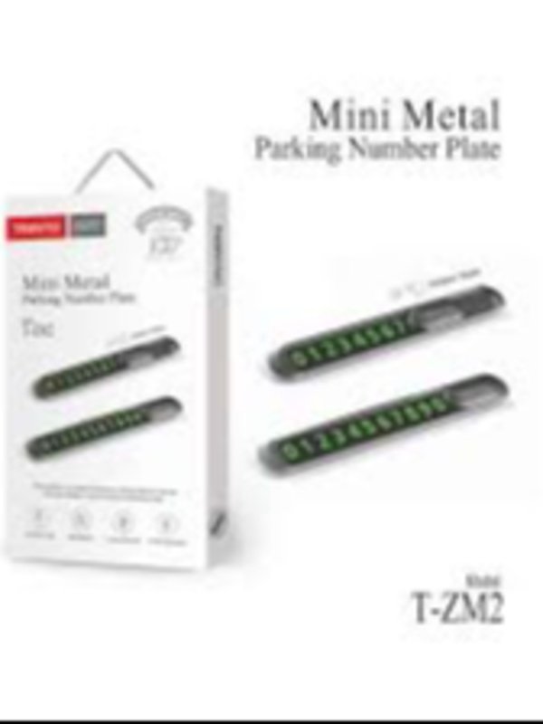 TRANYOO T-ZM2 PARKING NUMBER PLATE