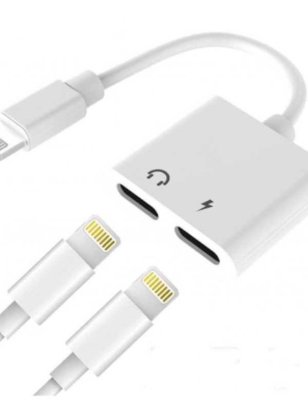 LIGHTNING SPLITTER I-PHONE ADAPTER NYL